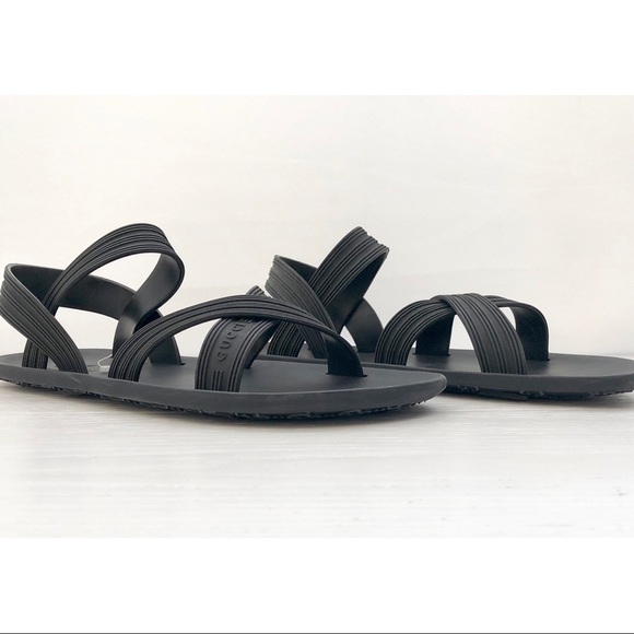 Men’s Gucci Rubber Sandals - Picture 2 of 7